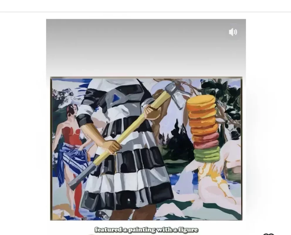 Спрюх Магерс сваля произведение на Дейвид Сал от изложба заради дискусия за авторски права